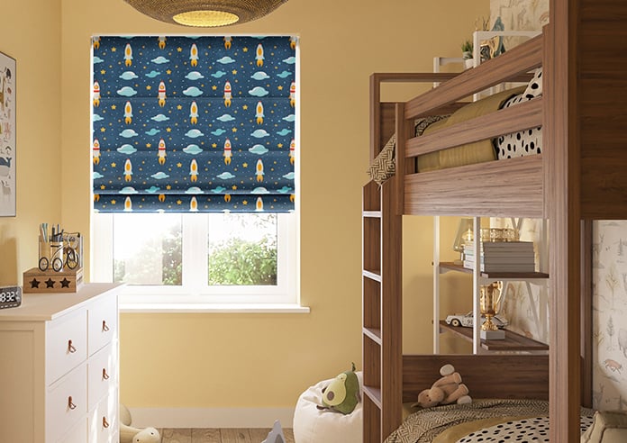 Blast Off, Spacebound - Motorised Roman Blind - Image 3